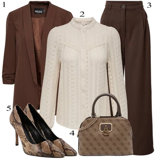 outfit mit Črna monki "Pokrivalo za pomlad"