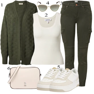 outfit mit Pastelne barve Pull&Bear "Pokrivalo za pomlad"