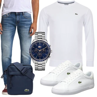 Outfit mit Schwarz Unkategorisiert Lacoste "Freizeit Outfit"