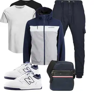 Party Outfits Schön mit Weiß/Dunkelblau/Creme/Blau/Hellblau Schmaler Sneaker/Leder Sneaker/Sneaker Low/Vintage Sneaker/Skateschuh New Balance "Freizeit Outfit"Look: Retro, Classic, Löwe, Esthetische, 80er, Unisex, Sportlich, 90er, Skater, Steampunk, Maritim, Schön