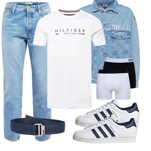 Weiß/Silber/Mischfarben Bluse Große Größe/Shirt & Top Große Größe/Kurzarm T-Shirt/Ausgefallenes T-shirt/Print Shirt/Sport-T-Shirt/Shirt/T-Shirt Spruch/Funktions T-Shirt/Umstands T-Shirt/Casual T-Shirt Tommy Hilfiger kombinieren