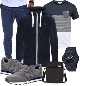 Outfit mit Grau Unkategorisiert New Balance "Freizeit Outfit"