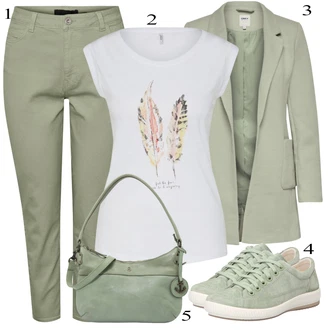 outfit "Pokrivalo za pomlad"