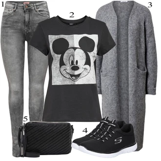 Športne Outfiti mit Velika velikost Srajca & majica Velike velikosti Only "Pokrivalo za pomlad"