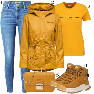 outfit mit Bela Nike Sportswear "Pokrivalo za pomlad"