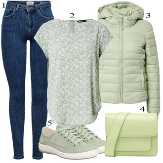 outfit "Pokrivalo za pomlad"