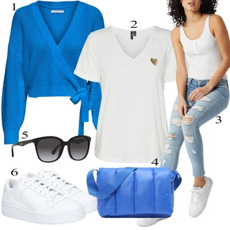 outfit mit weekday "Pokrivalo za pomlad"