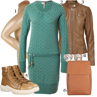 outfit mit Rjava/Bež/Zlati Dodatek za spodnje perilo/Športni dodatek/Hlačne nogavice/Hlačne nogavice velika velikost/Kompresijska nogavica/Nogavica proti trombozi/Najlonska nogavica "Pokrivalo za pomlad"