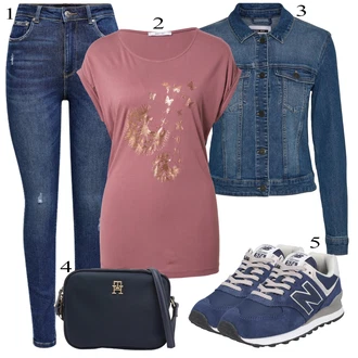 90. leta outfit mit Temno modra/Modra Kavbojke z Razporkom/Usnjena Jakna/Usnjene Čevlje/Zimska jakna/Kavbojke na Poteg/Push up Kavbojke/Kavbojke Visokega Pasu/Kavbojke z Luknjo/Usnjene jakne/Ženske 7/8 Kavbojke/Gležnarji Only "Pokrivalo za pomlad"Look: Stil, 90. leta, Kul, Disko, Francoski, Modernen, Stari denar