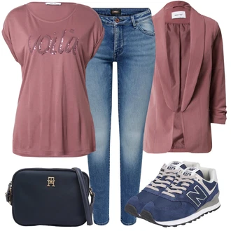 Outfit sa Plava Niska Tenisica New Balance "Odličan look za slobodno vrijeme"