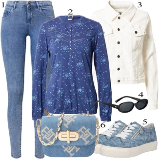 outfit "Pokrivalo za pomlad"