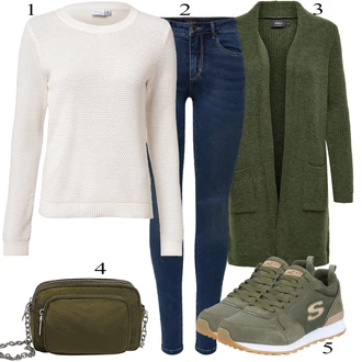 Casual outfits Zima mit Oranžna/Bela/Krem/Rdeča Fini Pleteni Pulover/Pulover Carmen/Osnovni Pulover/Volnen Pulover/Pulover iz Kašmirja/Preprost Pulover/Termo Pulover/Pleteni Pulover/Pulover z Okroglim Izrezom Vila "Pokrivalo za pomlad"