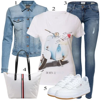outfit mit Reebok "Pokrivalo za pomlad"