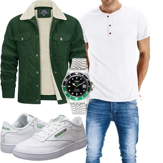 Frühlings Outfits Casual mit Schwarz Unkategorisiert TACVASEN "Perfekt für den Frühling"Look: Classic, Business, Indoor, Outdoor, Goa, Teddy, GoGo, Casual