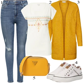 outfit mit Mustang "Pokrivalo za pomlad"