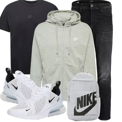 Schwarz/Dunkelblau/Dunkelgrau/Grau Bluse Große Größe/Shirt & Top Große Größe/Kurzarm T-Shirt/Übergroßes T-Shirt/Funktions T-Shirt/Mesh Shirt/T-Shirt Training/Shirt Nike Sportswear kombinieren