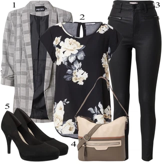 Poslovni Outfiti mit Bluza z gumbom/Bluza brez železa Only "Pokrivalo za pomlad"