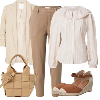 Outfit s Hnědá Barbour "Perfektní na jaro"