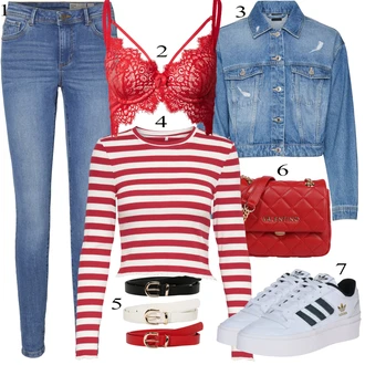 outfit "Pokrivalo za pomlad"