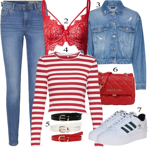 Svetlo modra Hlače kombinirajte z Svetlo modra/Modra Jeggings/Jeans Pajkice/Skinny Hlače VERO MODA, HUNKEMÖLLER, Turkizna VERO MODA, Only, About You, valentino, Siva Adidas Originals
