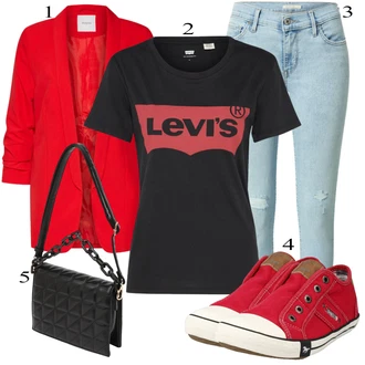 outfit mit Mustang "Pokrivalo za pomlad"
