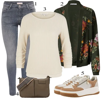 outfit mit Tom Tailor Denim "Pokrivalo za pomlad"