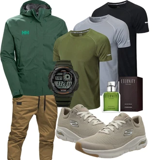 Frühlings Outfits Leichte mit Khaki JMIERR "Schönes Frühlings Outfit"