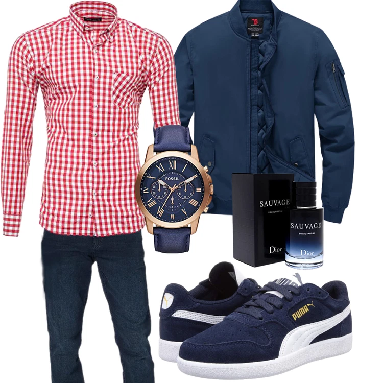 Schönes Frühlings Outfit