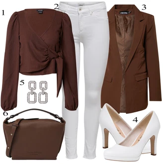 outfit mit Marc O'Polo "Pokrivalo za pomlad"