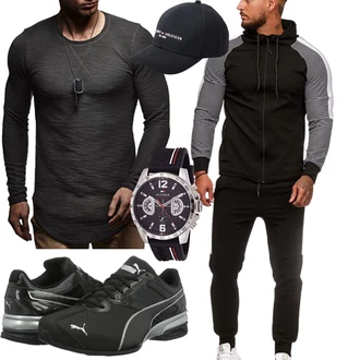Sport Outfits mit Blau Schuh Puma "Sport Outfit"