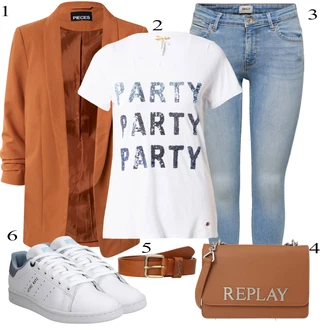 outfit mit Replay "Pokrivalo za pomlad"