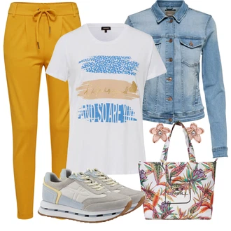 Outfit s Bílá Zimní Bota Ted Baker "Stylová kombinace na jaro"