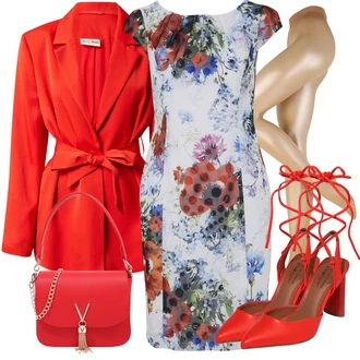 Outfit s Červená Call it Spring "Stylová kombinace na jaro"