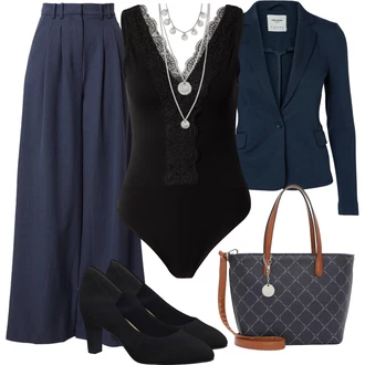 Svatební host Outfit s Černá Móda Pro Plnoštíhlou Dámské spodní prádlo a plavky/Plavky Velké Velikosti About You "Stylový look na jaro"