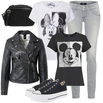 Chuck Taylor All Star Outfit s Černá Teniska Converse "Stylový look na jaro"