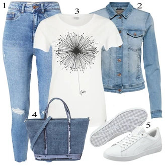 outfit "Pokrivalo za pomlad"