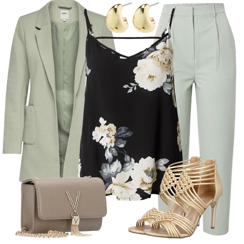 Kombinace Světle Zelená/Zelená/Khaki Mušelínové kalhoty/Plisovaná Kalhoty/Kalhoty s Vysokým Pasem/Plisovaná kalhoty/Mrkvová Kalhoty/Paperbag Kalhoty/Kalhoty se Štěrbinou/Kalhoty s nášivkou uprostřed guido maria kretschmer women