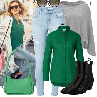 outfit mit Street One "Pokrivalo za pomlad"