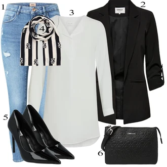 outfit "Pokrivalo za pomlad"