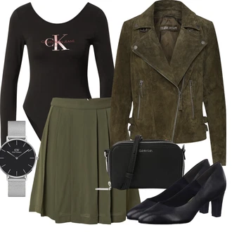 Old Money Outfit s Černá/Šedá/Krémová/Tmavě šedá Náramkové Hodinky/Nástroj pro Hodinky/Řetízkové Hodinky/Dárkový set hodinek Daniel Wellington "Stylový outfit na jaro"Look: Klasické, Kovbojka, Kancelář, Old Money, Retro, 80tá léta