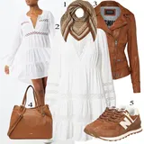 Roza Usnjene Jakne outfiti za dame image