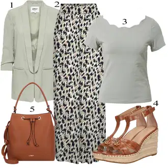 outfit "Pokrivalo za pomlad"