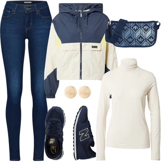 Outfit s Náušnice Lacoste "Stylový outfit na jaro"