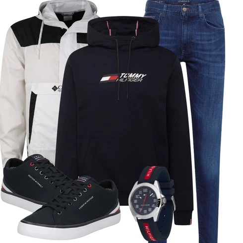 7/8-lang Blau/Dunkelblau/Hellblau Hose Große Größe/Slim Fit Jeans/Leder Schuhe/Lederjacke/Push up Jeans/Damen 7/8-Länge Jeans/Regular-Fit Jeans/Winterjacke/Low Rise Jean/Sportschuhe/Schlupfjeans/Low Waist Jean Tommy Hilfiger kombinieren