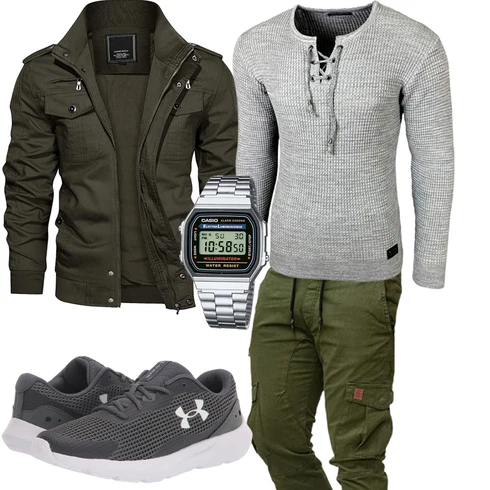Grün Accessoire/Winter Parka KEFITEVD kombinieren