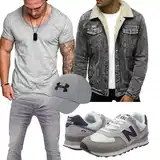 Rockige Jeansjacken Outfits image