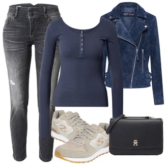 Outfity pro sport s Černá Móda Pro Plnoštíhlou/Dámské Džíny s Délkou 7/8 LTB "Vzhledy pro volný čas"