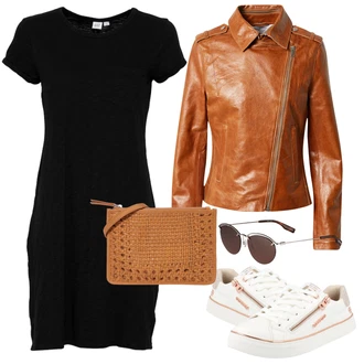 Outfit s Šedá Teniska se Třpytkami Dockers by Gerli "Vzhledy pro volný čas"