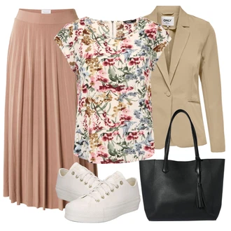 All Star Lift Outfit s Krémová/Bílá/Khaki Nízká Teniska/Plátěná teniska Converse "Vzhledy pro volný čas"