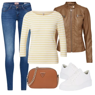 Outfit s Bílá Zimní bota/Teniska/Nízká bota na podpatku Paul Green "Vzhledy pro volný čas"